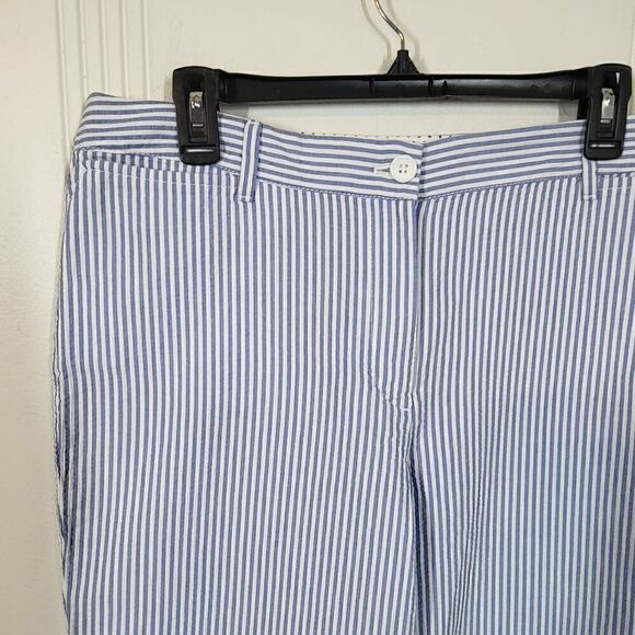 Talbots Blue & White Crop Pants - Picture 8 of 10